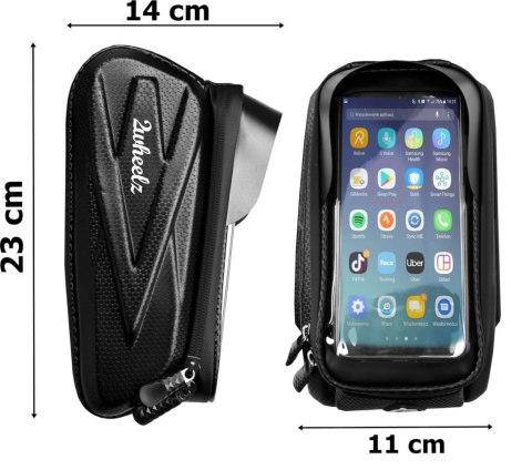 TORBA SAKWA ROWEROWA I POKROWIEC NA KOMÓRKĘ TELEFON