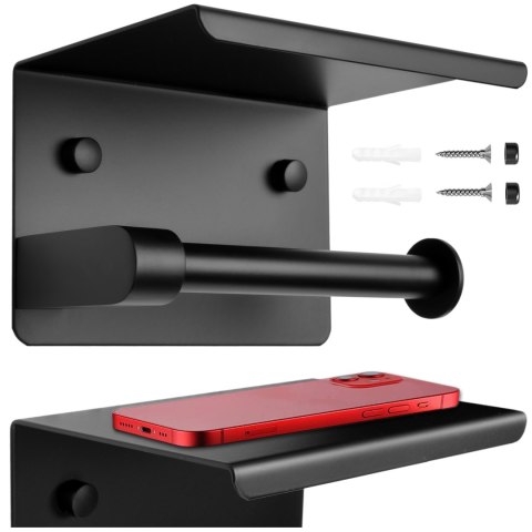 UCHWYT NA PAPIER TOALETOWY BELIK CZARNY LOFT