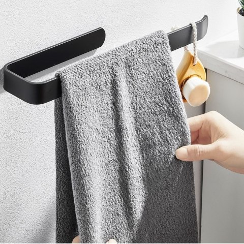 UCHWYT NA RĘCZNIKI KIRAN LOFT CZARNY