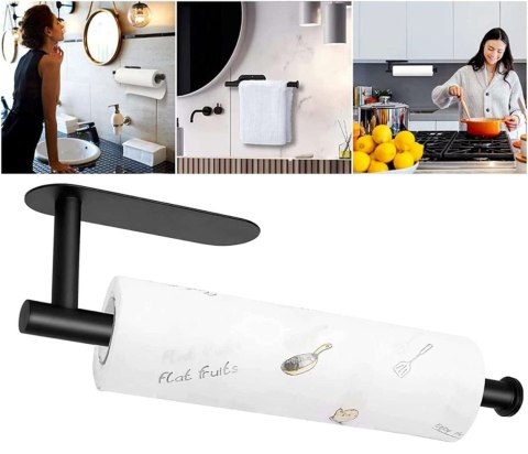 UCHWYT NA RĘCZNIKI PARGO CZARNY LOFT