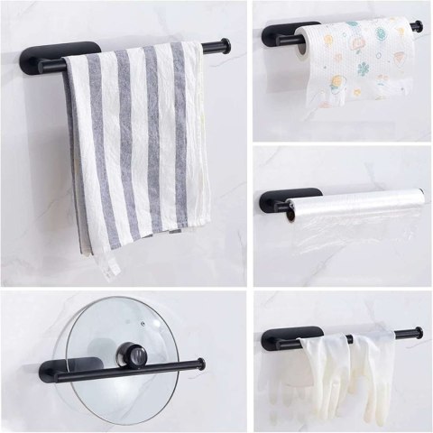 UCHWYT NA RĘCZNIKI PARGO CZARNY LOFT