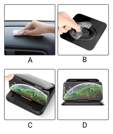 UCHWYT SAMOCHODOWY NA TELEFON ASSEN