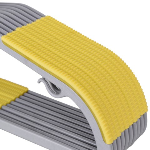 WIESZAK FLEXI KOMPLET 10 SZTUK SZARO-ŻÓŁTY