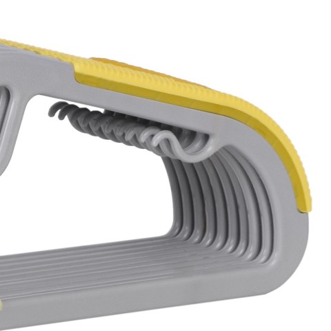 WIESZAK FLEXI KOMPLET 10 SZTUK SZARO-ŻÓŁTY