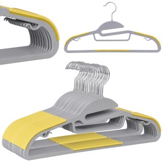 WIESZAK FLEXI KOMPLET 20 SZTUK SZARO-ŻÓŁTY