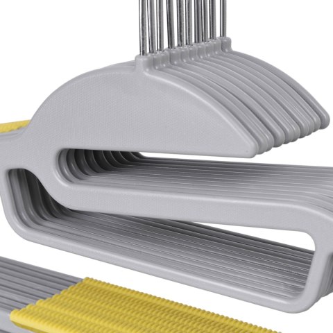 WIESZAK FLEXI KOMPLET 20 SZTUK SZARO-ŻÓŁTY