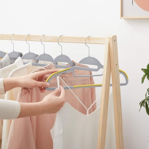 WIESZAK FLEXI KOMPLET 20 SZTUK SZARO-ŻÓŁTY