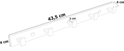 WIESZAK LOFT PSINO CZARNY