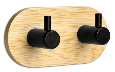 WIESZAK LOFTOWY ŚCIENNY KENDAR PODWÓJNY