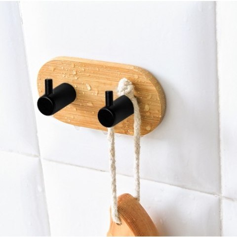 WIESZAK LOFTOWY ŚCIENNY KENDAR PODWÓJNY