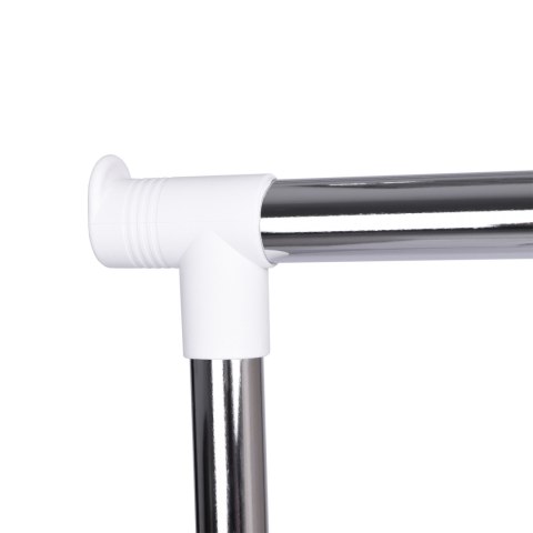 WIESZAK MOBILNY NA KÓŁKACH STOJĄCY RUFO BIAŁY