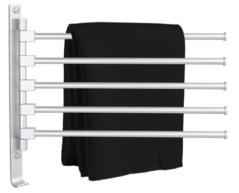 WIESZAK NA RĘCZNIKI ŁAZIENKOWY TYROS SREBRNY