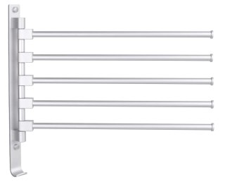 WIESZAK NA RĘCZNIKI ŁAZIENKOWY TYROS SREBRNY