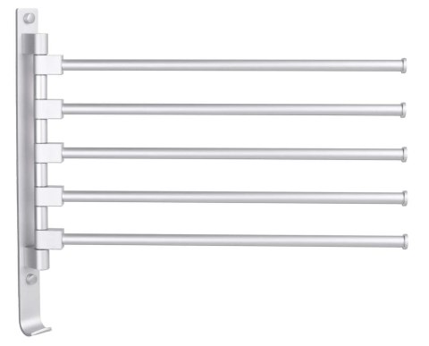 WIESZAK NA RĘCZNIKI ŁAZIENKOWY TYROS SREBRNY