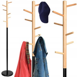 WIESZAK STOJĄCY ZITA 170 CM CZARNY