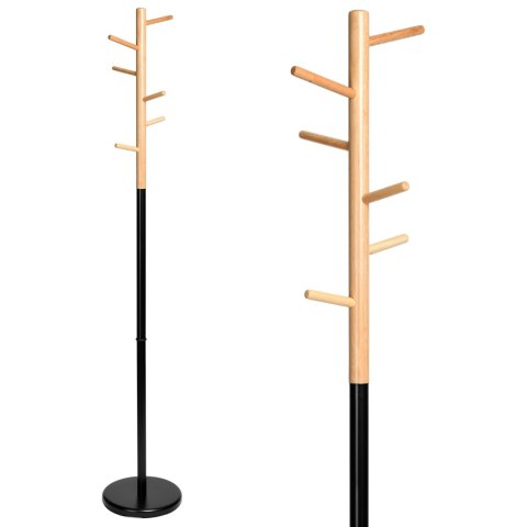 WIESZAK STOJĄCY ZITA 170 CM CZARNY