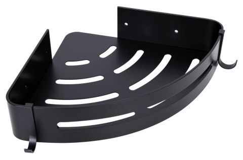 ZESTAW 2 PÓŁEK ŁAZIENKOWYCH NAROŻNYCH LOFT MYZEA CZARNA