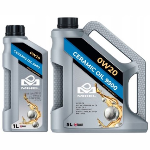 MIHEL OLEJ CERAMICZNY 9900 0W20 5L. MIHEL OLEJ CERAMICZNY 9900 0W20 5L.
