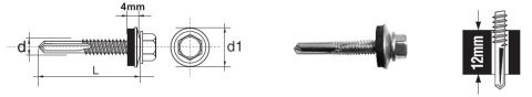 WKRĘT SAMOWIERTNY Z ŁBEM 6-KĄTNYM HWH 5.5*38MM Z EPDM 16MM WKRĘT SAMOWIERTNY Z ŁBEM 6-KĄTNYM HWH 5.5*38MM Z EPDM 16MM
