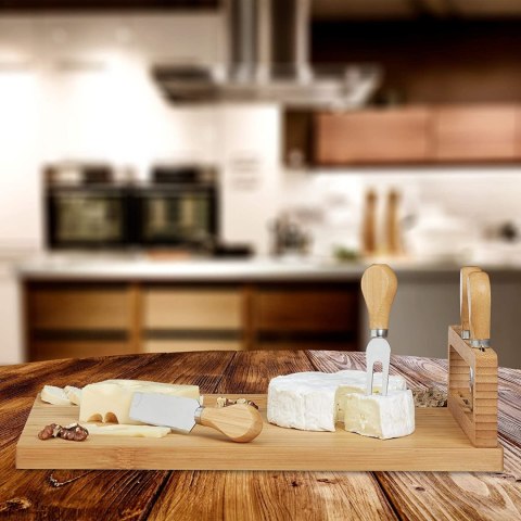 DESKA DO SERÓW I PRZEKĄSEK SALERS ZE SZTUĆCAMI