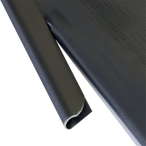 KLIPSY DO MONTAŻU TAŚMY OGRODZENIOWEJ 450 G/M2 20 SZTUK GRAFITOWE