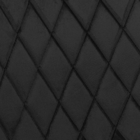 KRZESŁO TAPICEROWANE DEXTER VELVET CZARNY