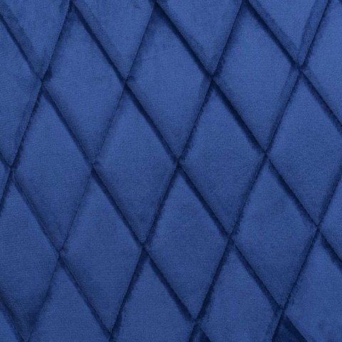 KRZESŁO TAPICEROWANE DEXTER VELVET GRANATOWY