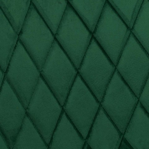 KRZESŁO TAPICEROWANE DEXTER CIEMNOZIELONE VELVET