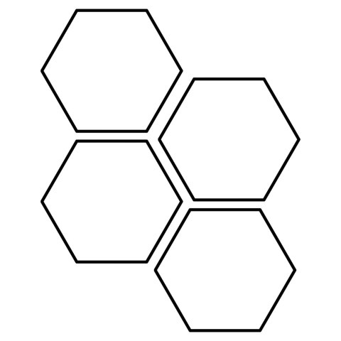 KWIETNIK METALOWY PÓŁKA CZARNA HONUNG RUSTIC LOFT