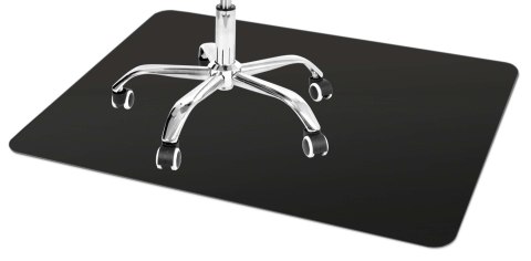 MATA OCHRONNA POD FOTEL 120X90 CM 0,5 MM CZARNA