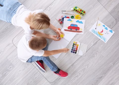 MATA OCHRONNA POD FOTEL PC 120X90 CM 0,7 MM