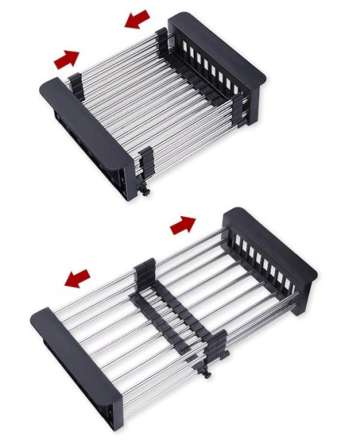 OCIEKACZ KOSZYK NA ZLEW ORDOS CZARNY
