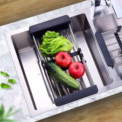 OCIEKACZ KOSZYK NA ZLEW ORDOS CZARNY