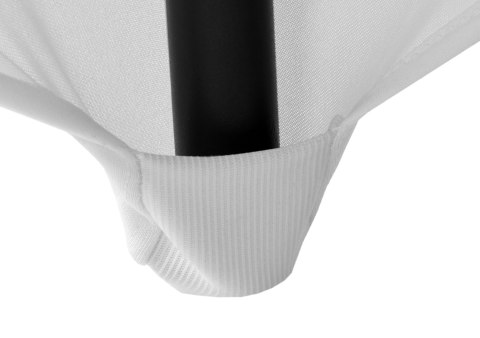 POKROWIEC NA STOLIK KOKTAJLOWY BIAŁY 80 CM