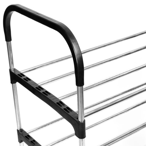 PÓŁKA NA BUTY ELENA CZARNO-SREBRNA