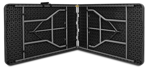 STÓŁ CATERINGOWY IMPRO SKŁADANY W WALIZKĘ 240 CM CZARNY