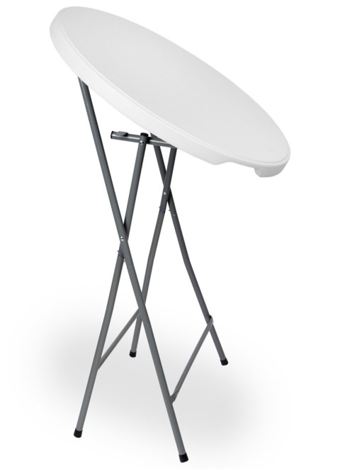 STOLIK CATERINGOWY SKŁADANY GALA 80 CM BIAŁY