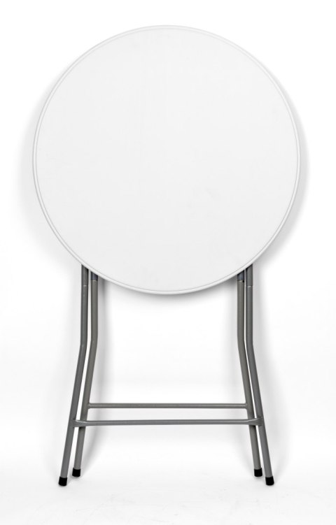 STOLIK CATERINGOWY SKŁADANY GALA 80 CM BIAŁY