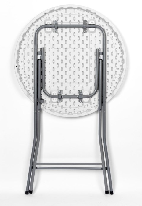 STOLIK CATERINGOWY SKŁADANY GALA 80 CM BIAŁY