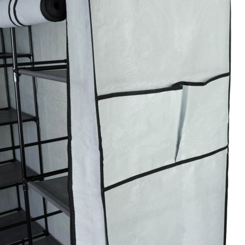 SZAFA TEKSTYLNA Z PÓŁKAMI OLENA SZARA