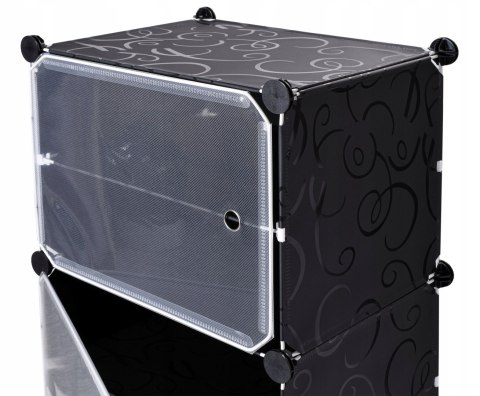 SZAFKA MODUŁOWA NA BUTY PETRA CZARNA