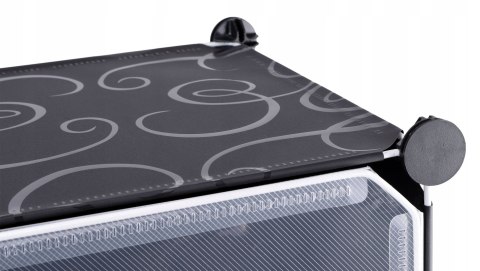 SZAFKA MODUŁOWA NA BUTY PETRA CZARNA