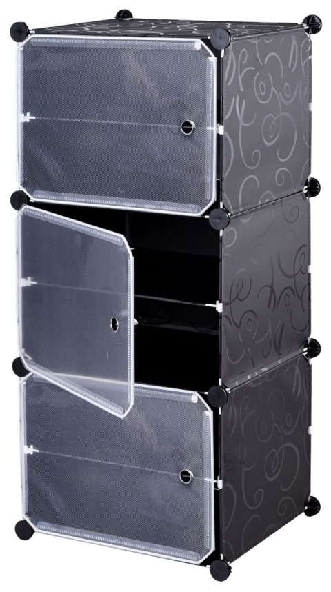 SZAFKA MODUŁOWA NA BUTY PETRA CZARNA