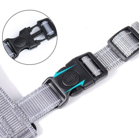 SZELKI TRENINGOWE SPACEROWE DLA PSA ASTRO GRANATOWE ROZMIAR L