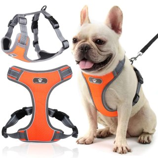 SZELKI TRENINGOWE SPACEROWE DLA PSA ASTRO POMARAŃCZOWE ROZMIAR S