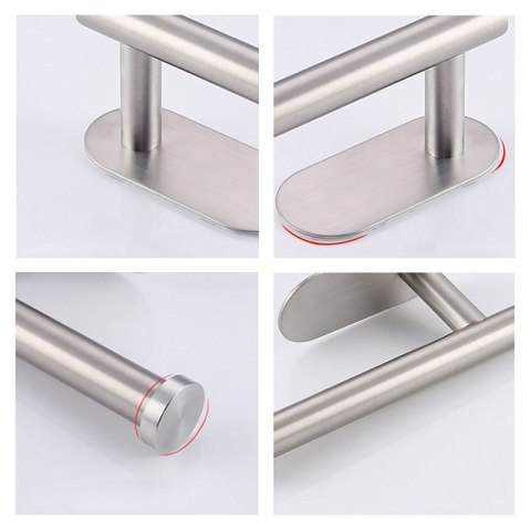 UCHWYT NA PAPIER TOALETOWY SREBRNY DERES