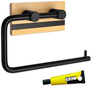 UCHWYT NA RĘCZNIKI DEMAK CZARNY LOFT