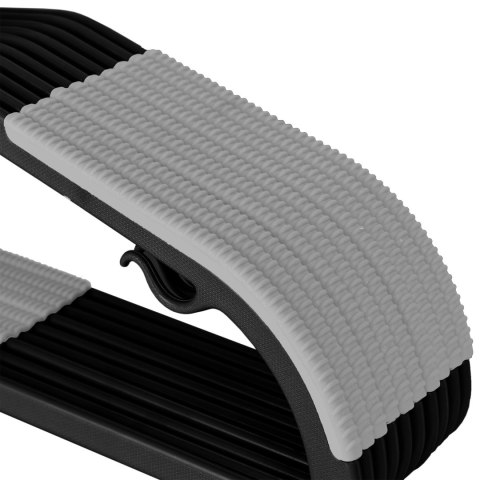 WIESZAK FLEXI KOMPLET 10 SZTUK CZARNOSZARY