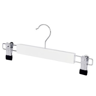 WIESZAK DREWNIANY NA SPÓDNICE 1 SZTUKA BIAŁY