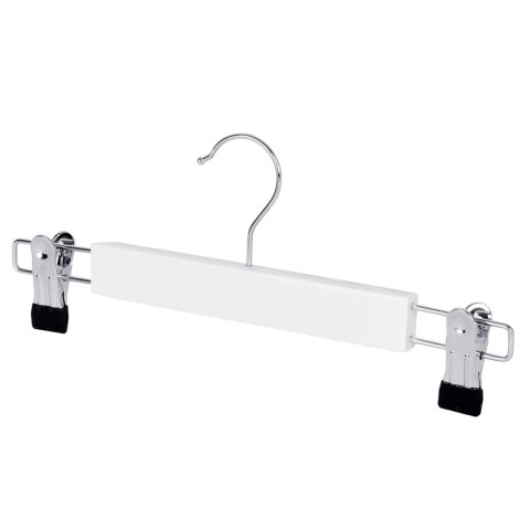 WIESZAK DREWNIANY NA SPÓDNICE 1 SZTUKA BIAŁY